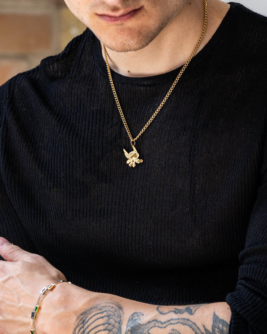 unshinebar-astro-amor-kette-gold-halskette-mit-anh-nger image 3