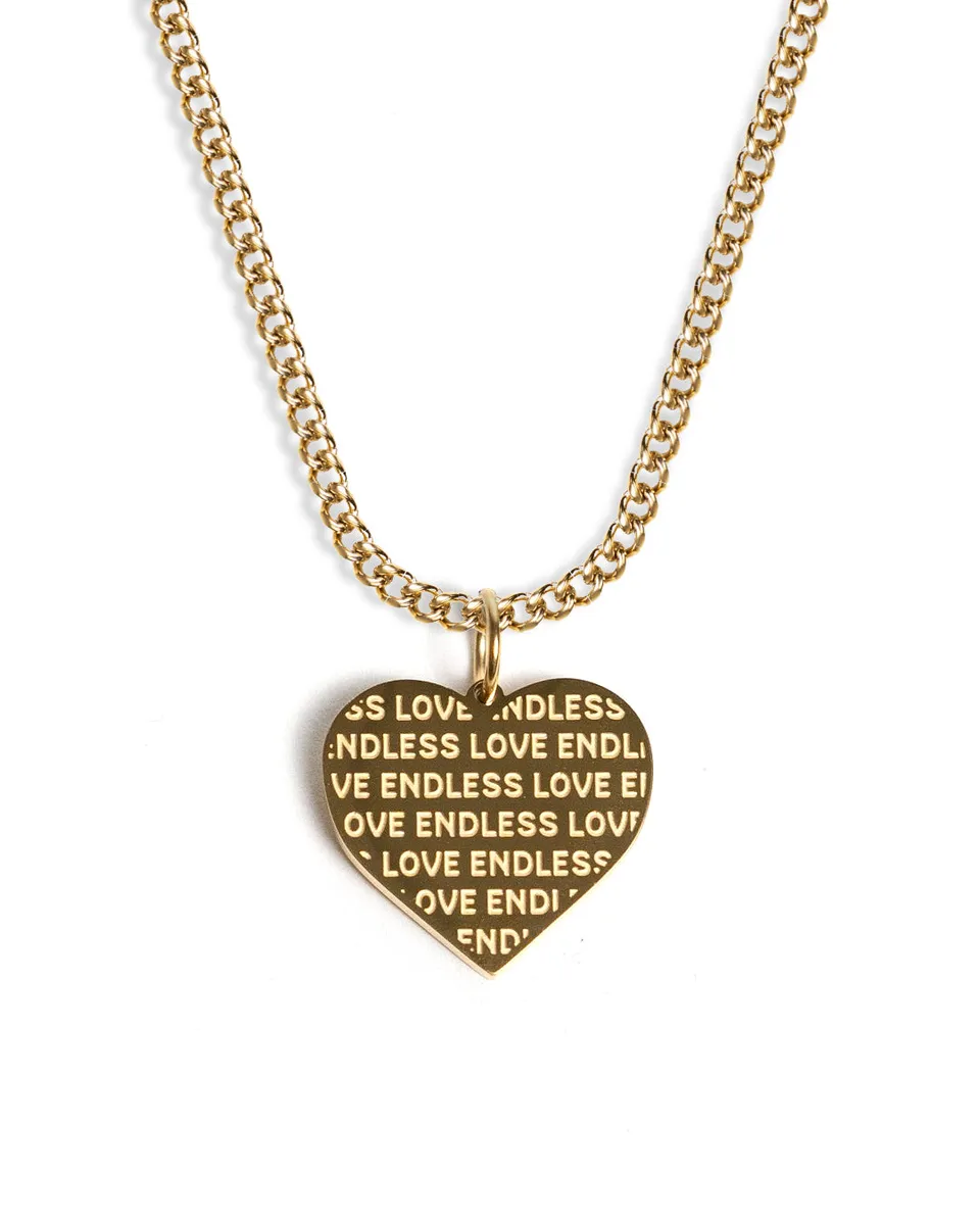 unshinebar-endless-love-halskette-gold-50-55-cm-18k-vergoldet image 1