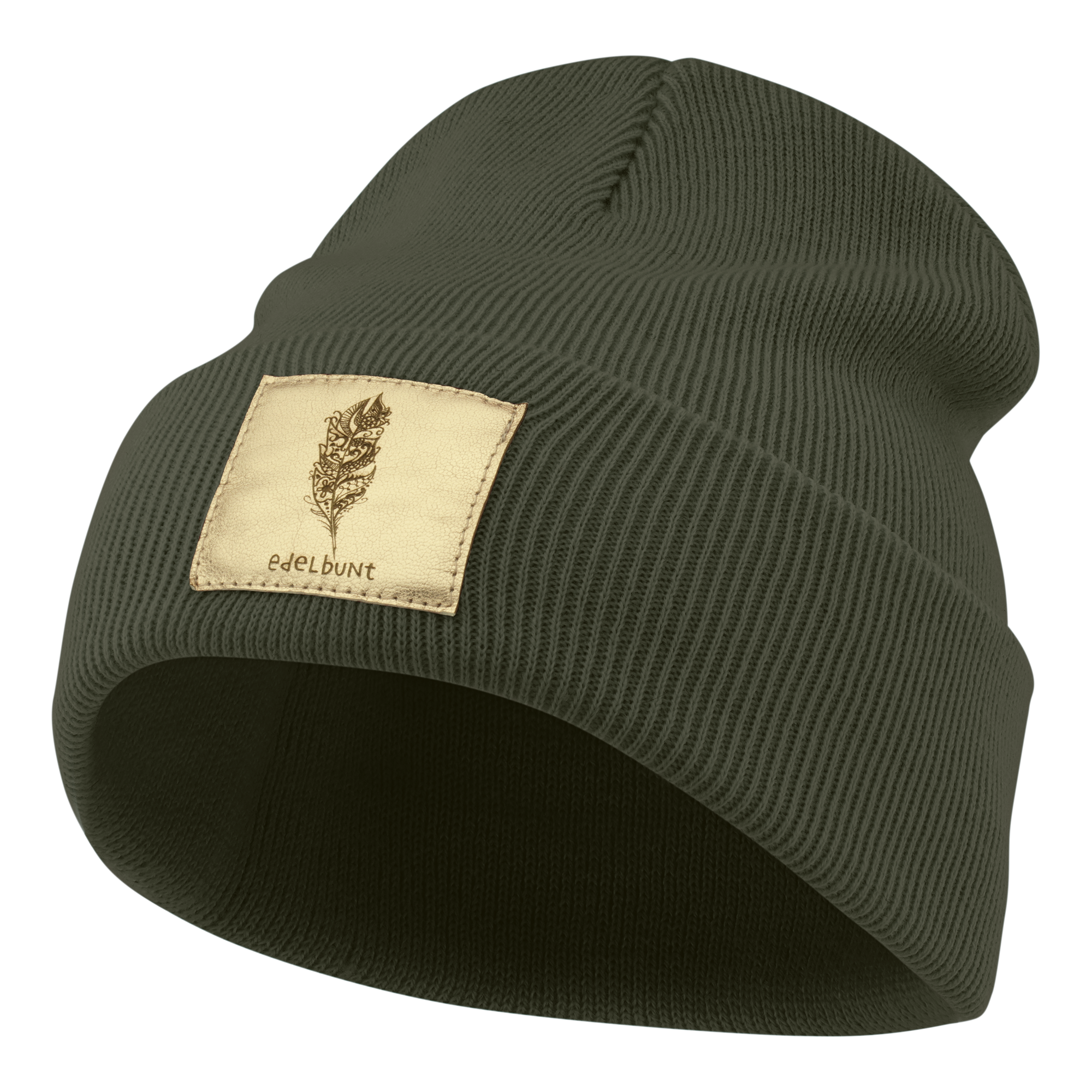 edelbunt-beanies-bern-m-tze-oliv image 1