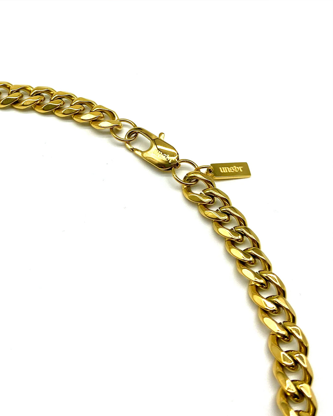 unshinebar-cuban-chain-halskette-gold-8mm-edelstahl image 6