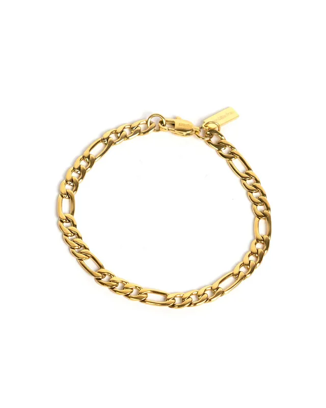 unshinebar-figaro-armband-gold-19-5cm-edelstahl-5mm image 1
