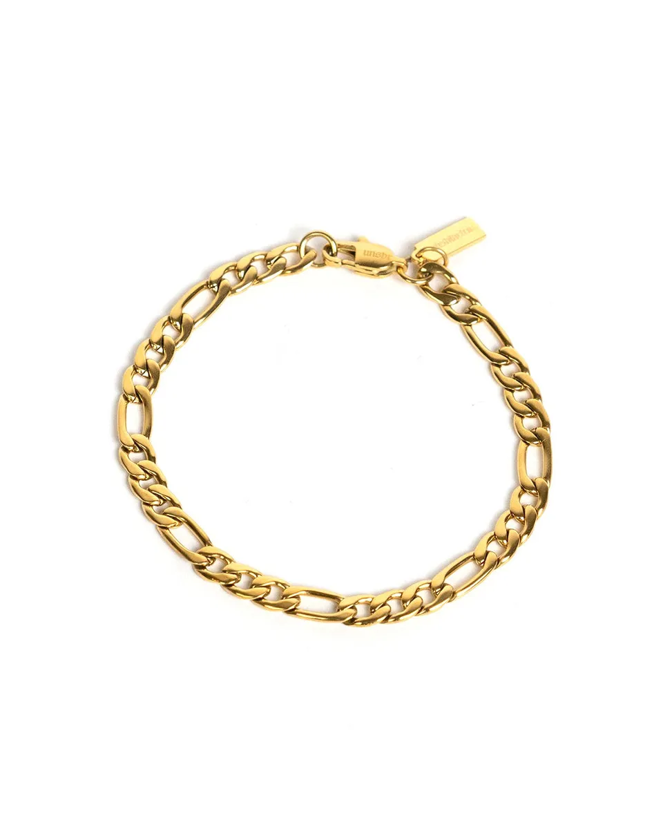 unshinebar-figaro-armband-gold-19-5cm-edelstahl-5mm image 1