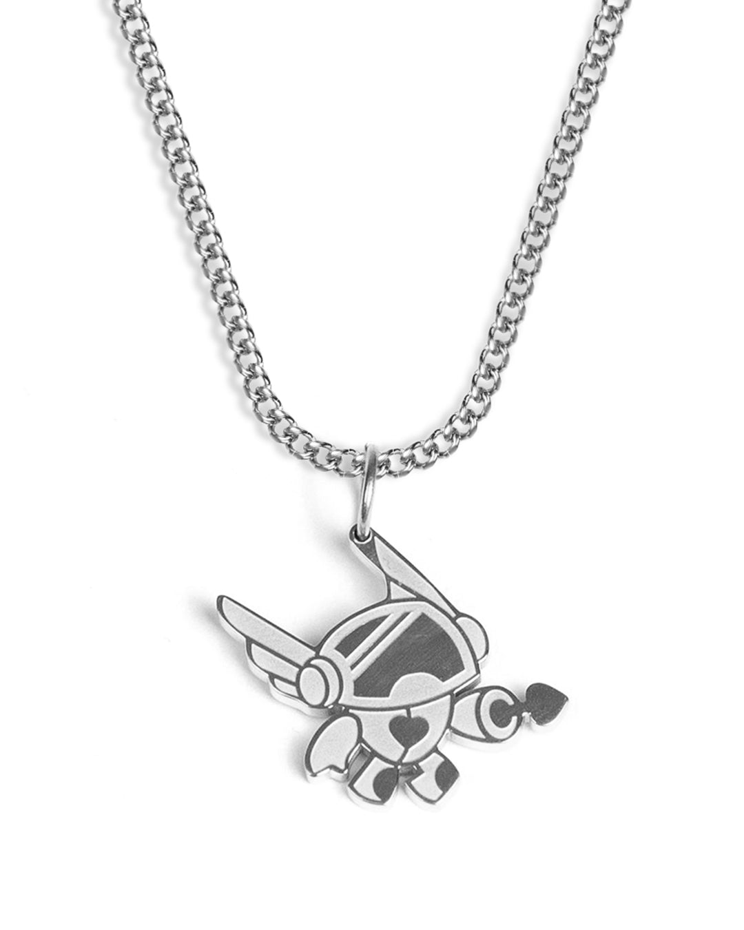 unshinebar-astro-amor-halskette-silber-45cm-wasserdicht image 1