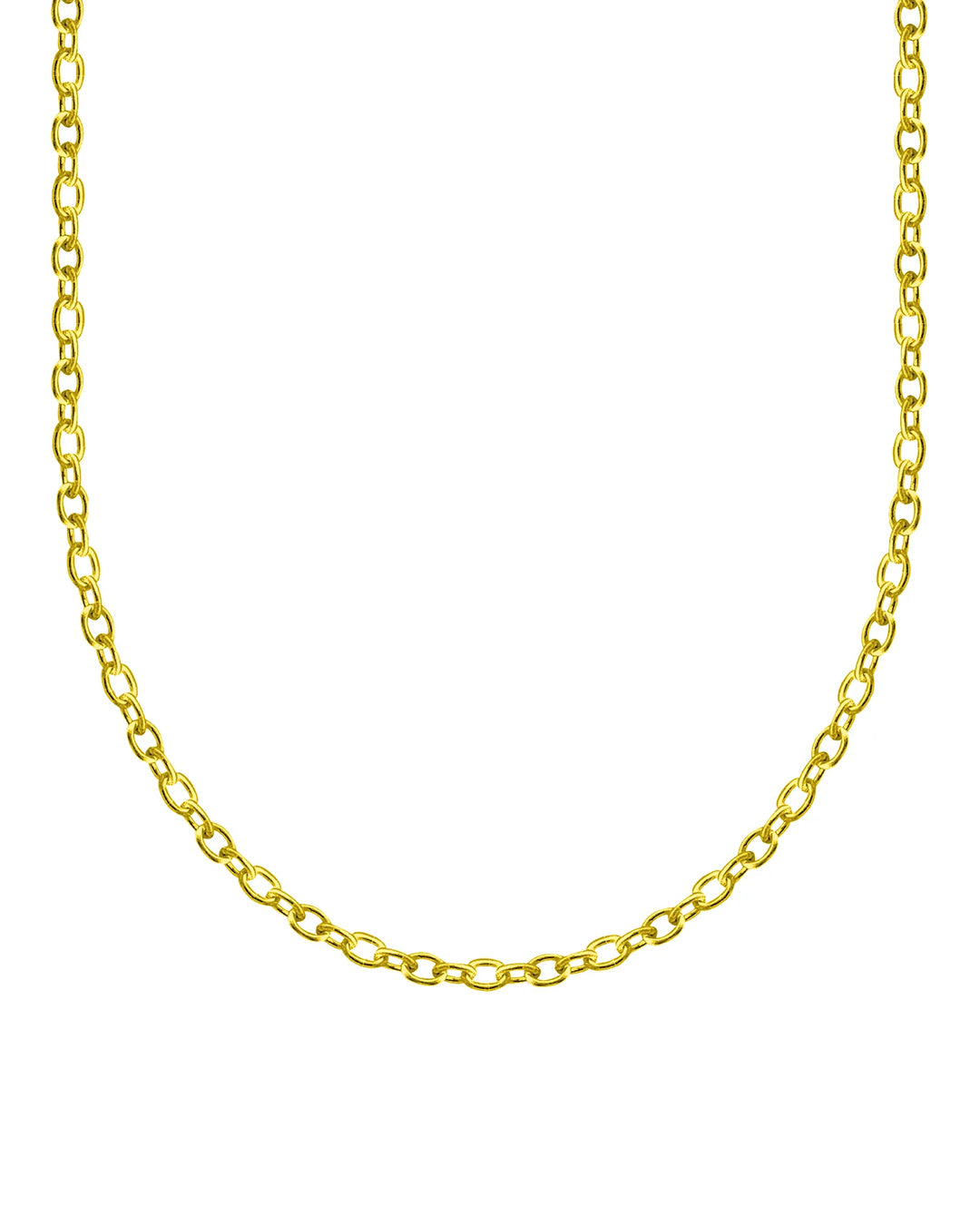 unshinebar-oval-chain-3mm-halskette-gold-edelstahl image 1