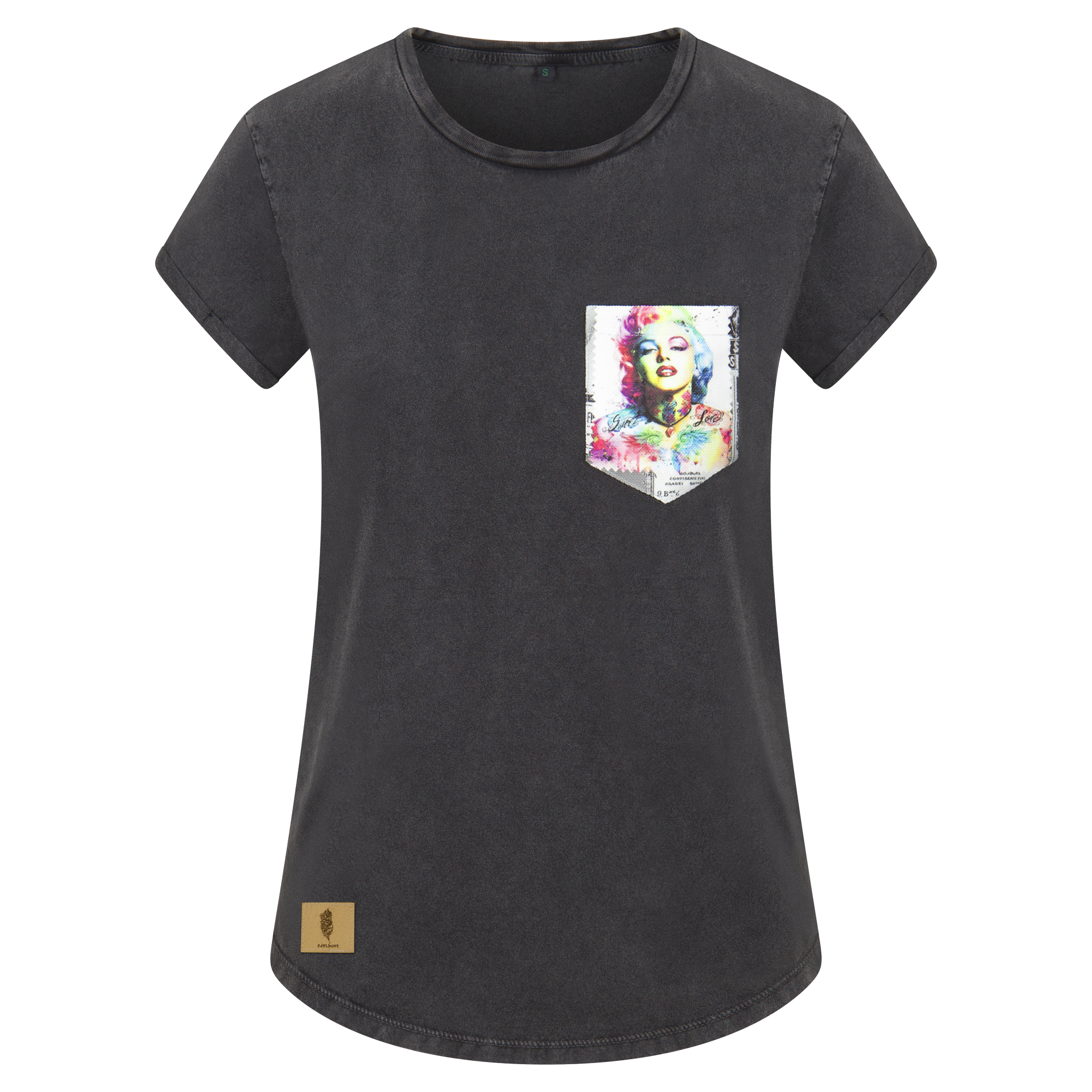 edelbunt-marilyn-monroe-shirt-damen-t-shirt-biobaumwolle image 1