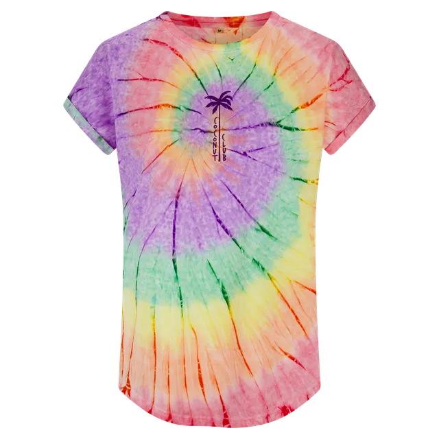 edelbunt-coconut-club-t-shirt-damen-bunt-biobaumwolle image 1