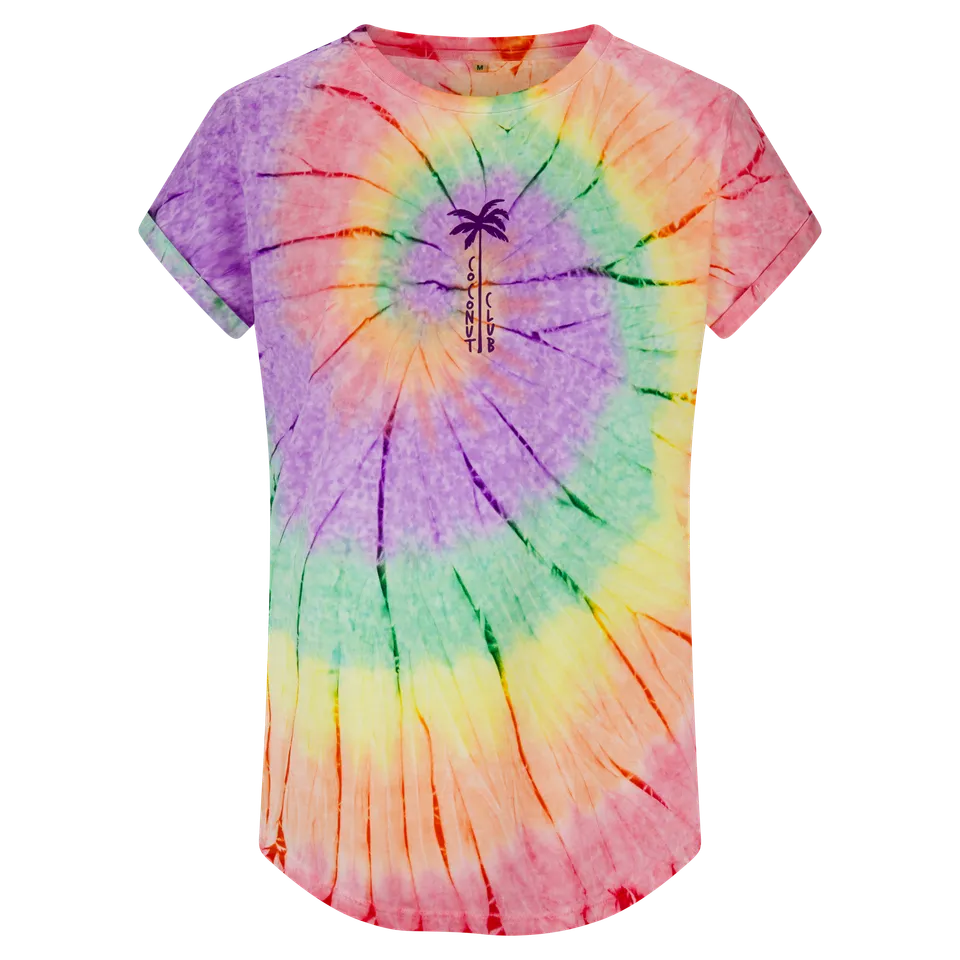 edelbunt-coconut-club-t-shirt-damen-bunt-biobaumwolle image 1