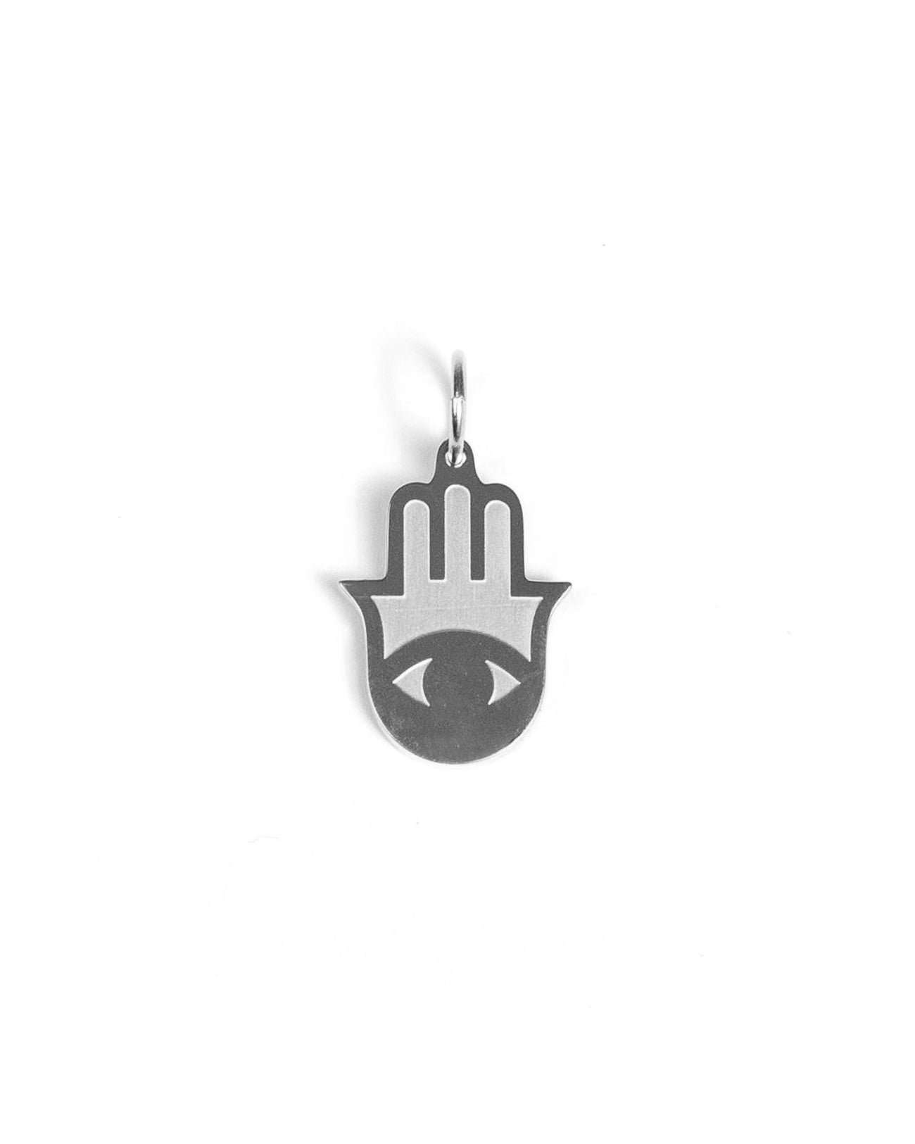 unshinebar-hand-of-fatima-anh-nger-silber-wasserfest-edelstahl image 2