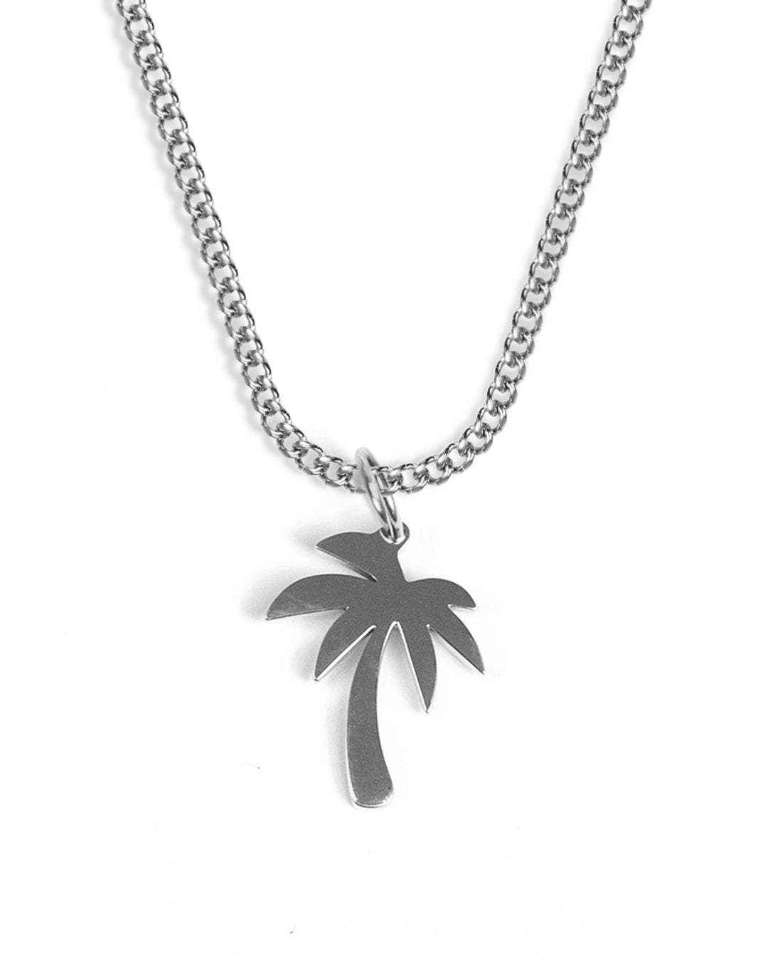 unshinebar-palm-halskette-mit-anh-nger-silber-50-55-cm image 1