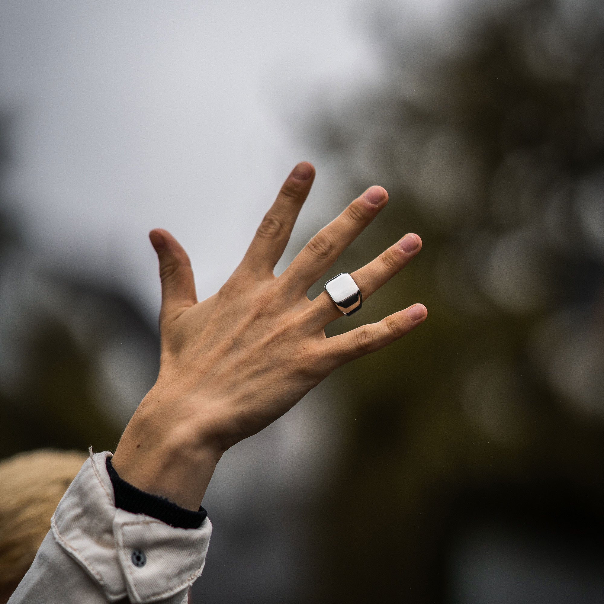 unshinebar-blank-ring-silber-gr-e-8-edelstahl image 3