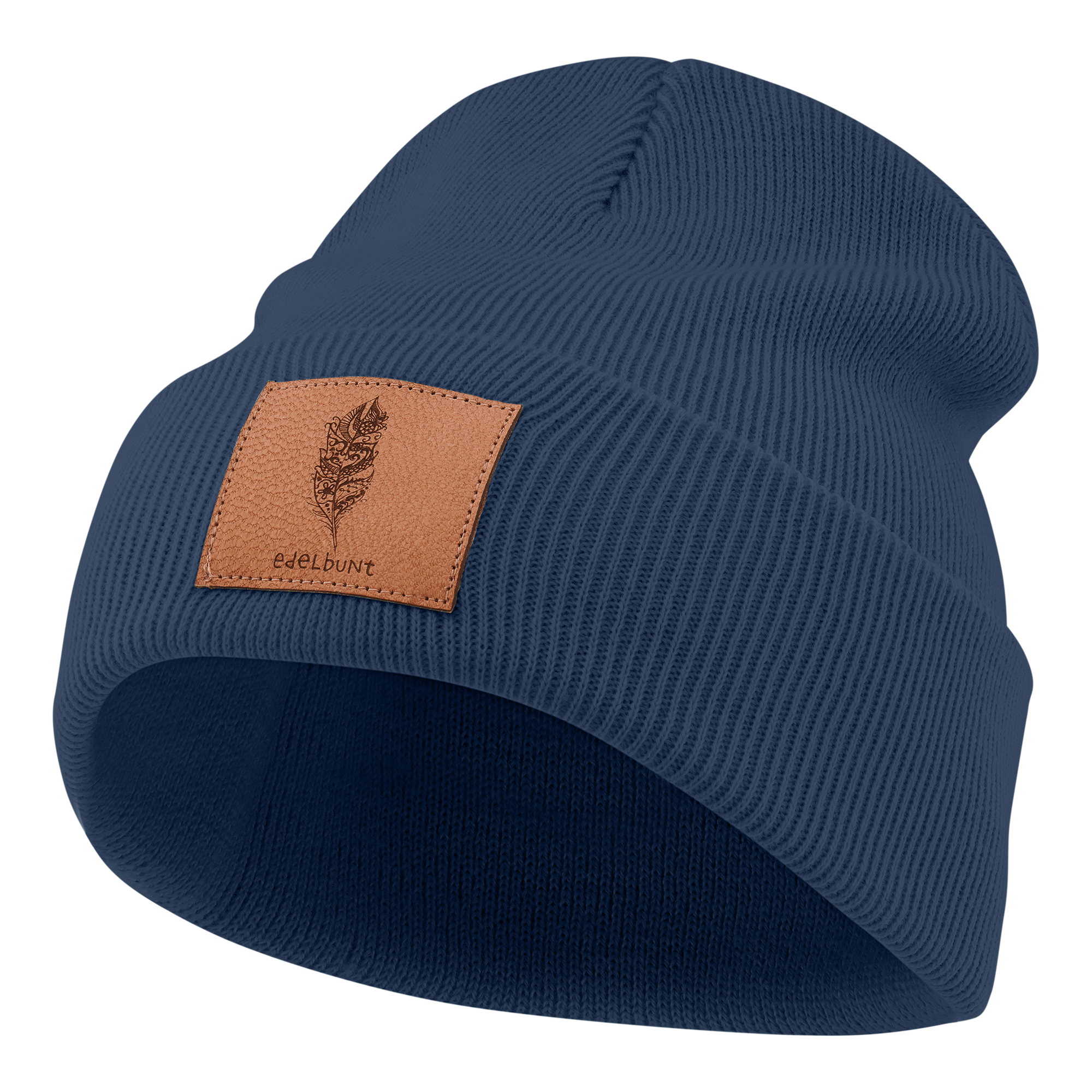 edelbunt-bern-m-tze-beanie-blau-winter-strickm-tze image 1