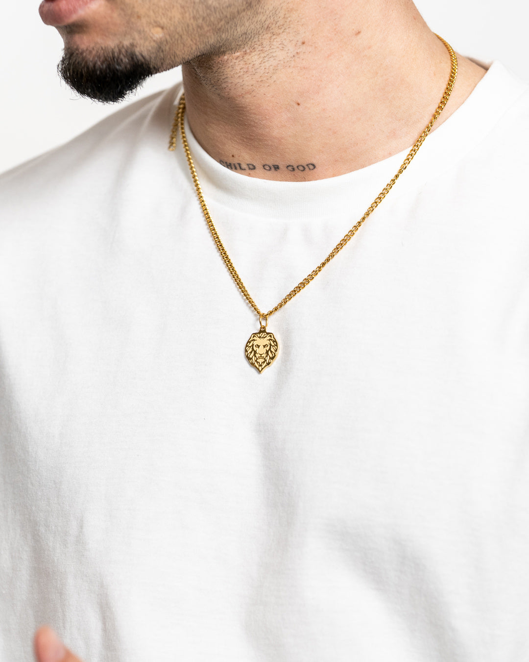 unshinebar-lion-kette-gold-l-we-anh-nger-45cm image 2