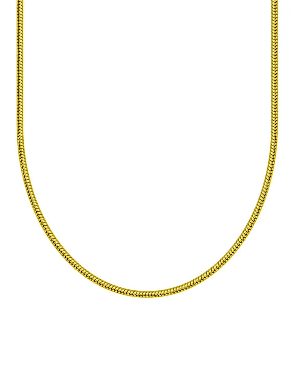 unshinebar-snake-chain-2mm-gold-50-55-cm-edelstahl image 1