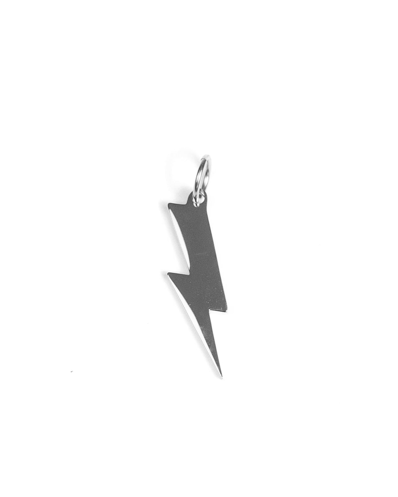 unshinebar-lightning-bolt-anh-nger-silber-3cm-edelstahl image 2