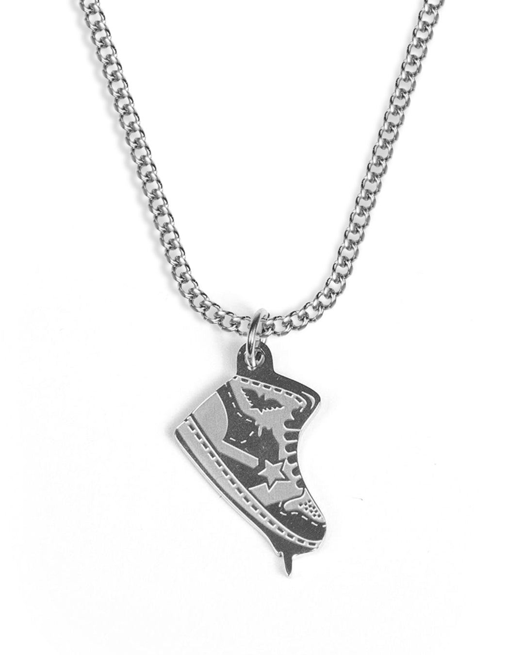 unshinebar-sneaker-necklace-kette-silber-50-55-cm-edelstahl image 1