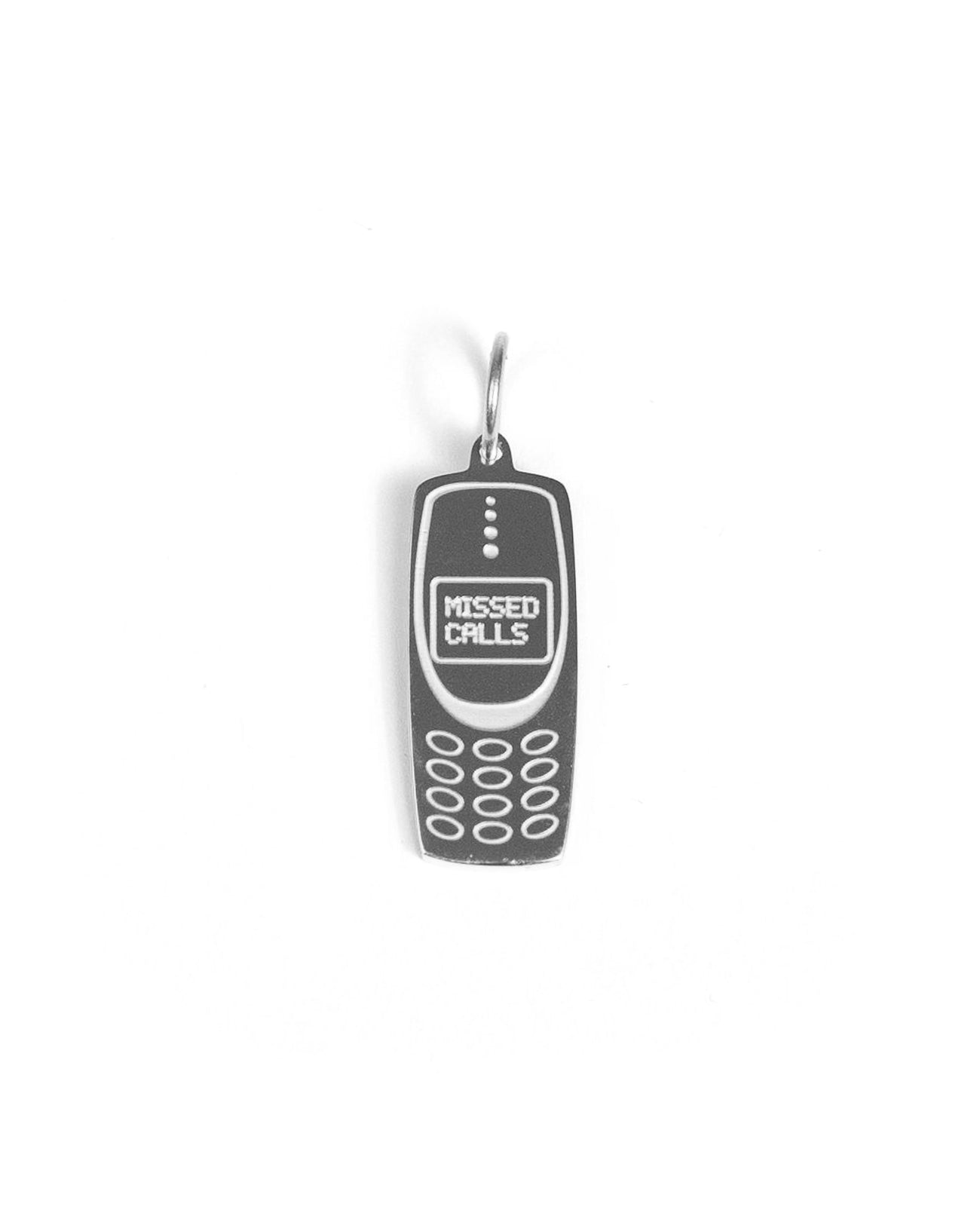unshinebar-phone-anh-nger-silber-edelstahl-2-8cm image 1