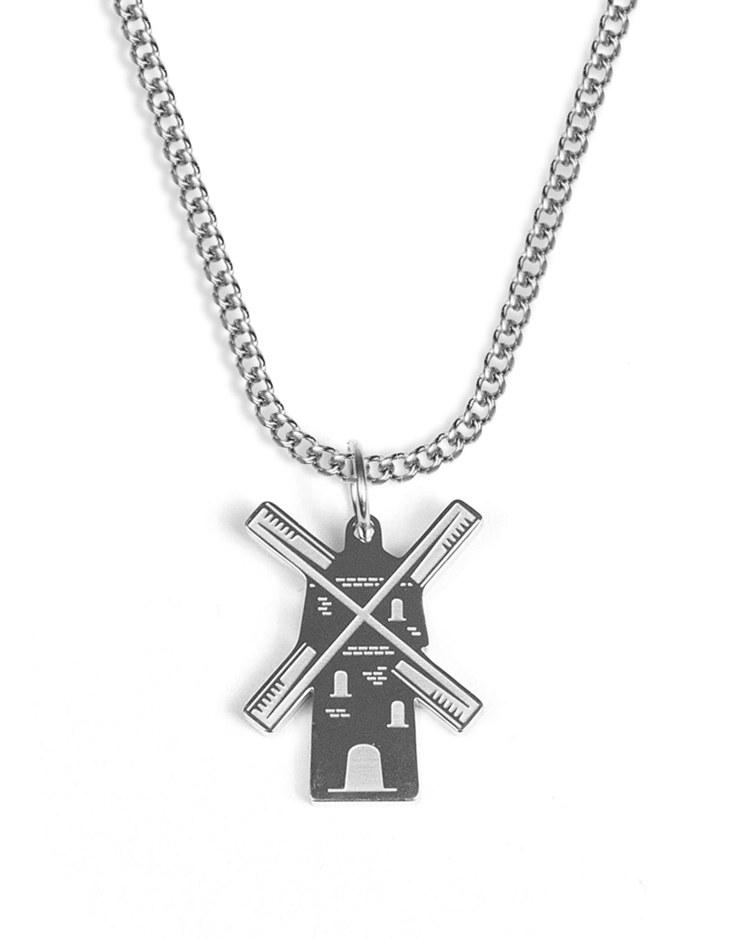 unshinebar-windmill-halskette-silber-anh-nger-45-cm image 1