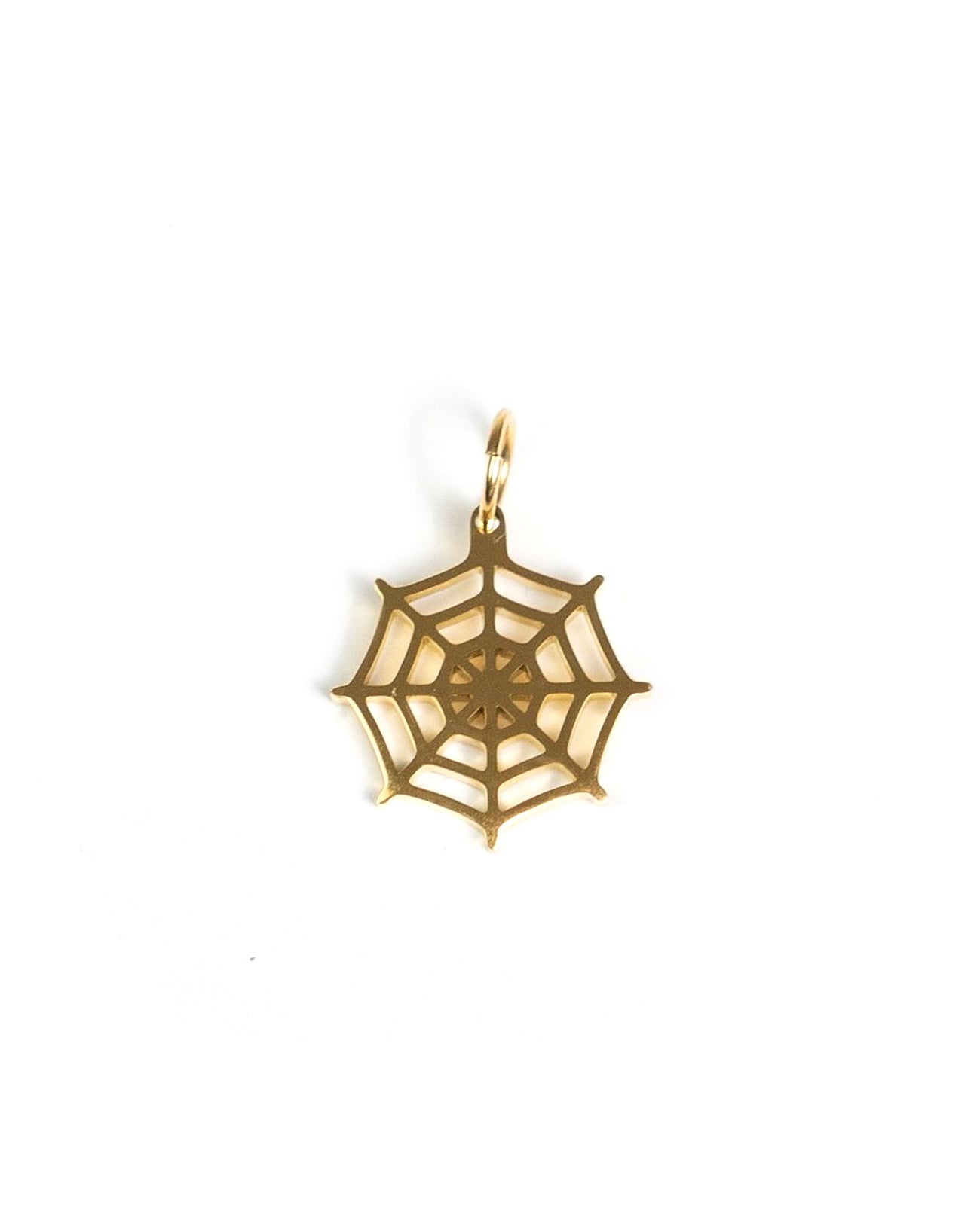 unshinebar-spiderweb-anh-nger-gold-spinnennetz-pendant image 2