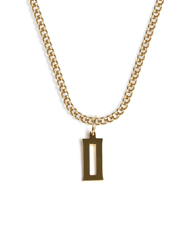 unshinebar-initial-o-halskette-gold-50-55-cm-edelstahl image 1