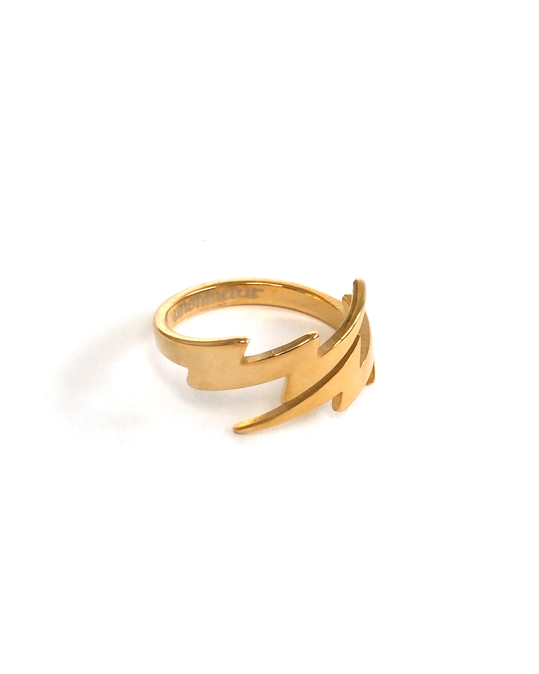 unshinebar-lightning-bolt-blitzring-silber-edelstahl image 2