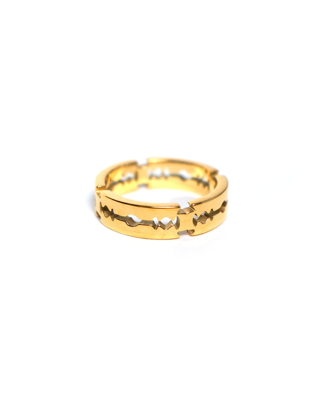 unshinebar-razor-ring-silber-edelstahl-wasserfest-gr-9 image 2