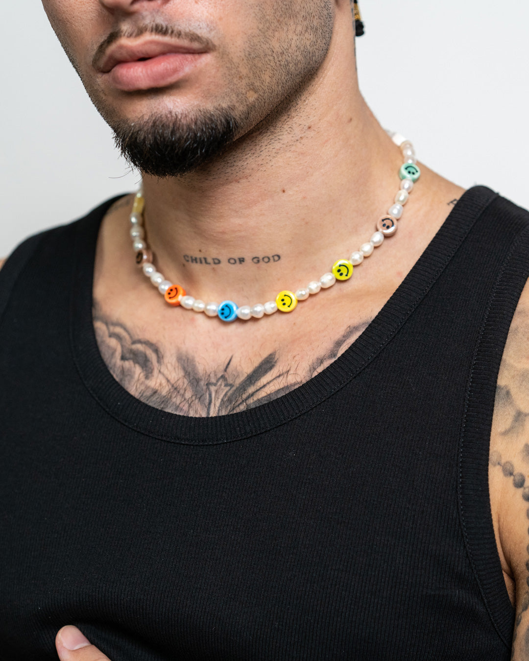 unshinebar-pearl-smiley-perlenkette-bunt-45-5-cm image 3