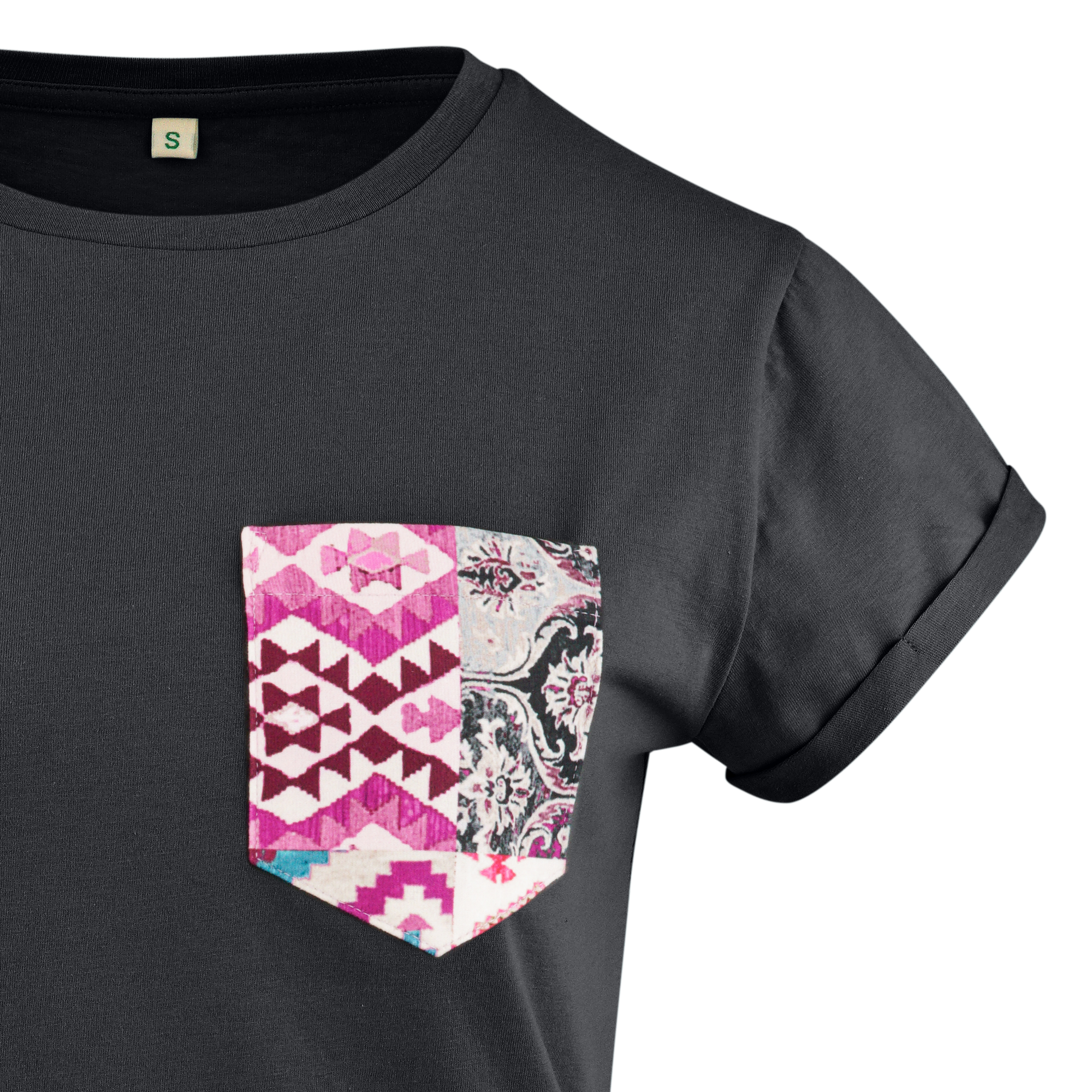 edelbunt-azteken-shirt-t-shirt-damen-biobaumwolle image 2