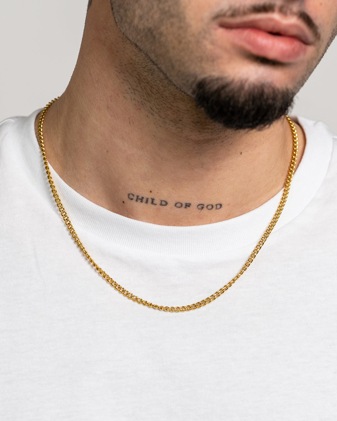 unshinebar-curb-chain-3-5mm-gold-panzerkette-cuban-kette image 4