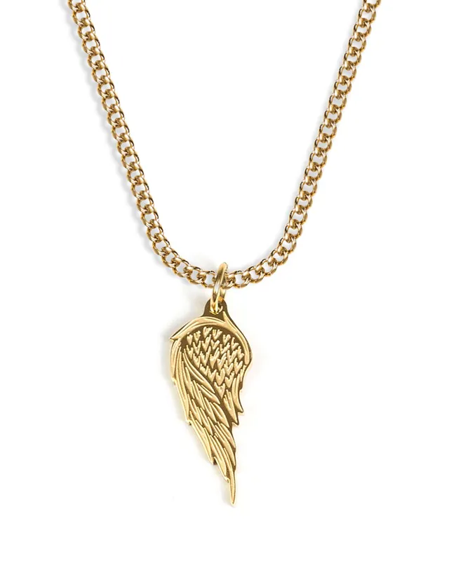 unshinebar-wing-halskette-gold-50-55-cm-edelstahl image 1