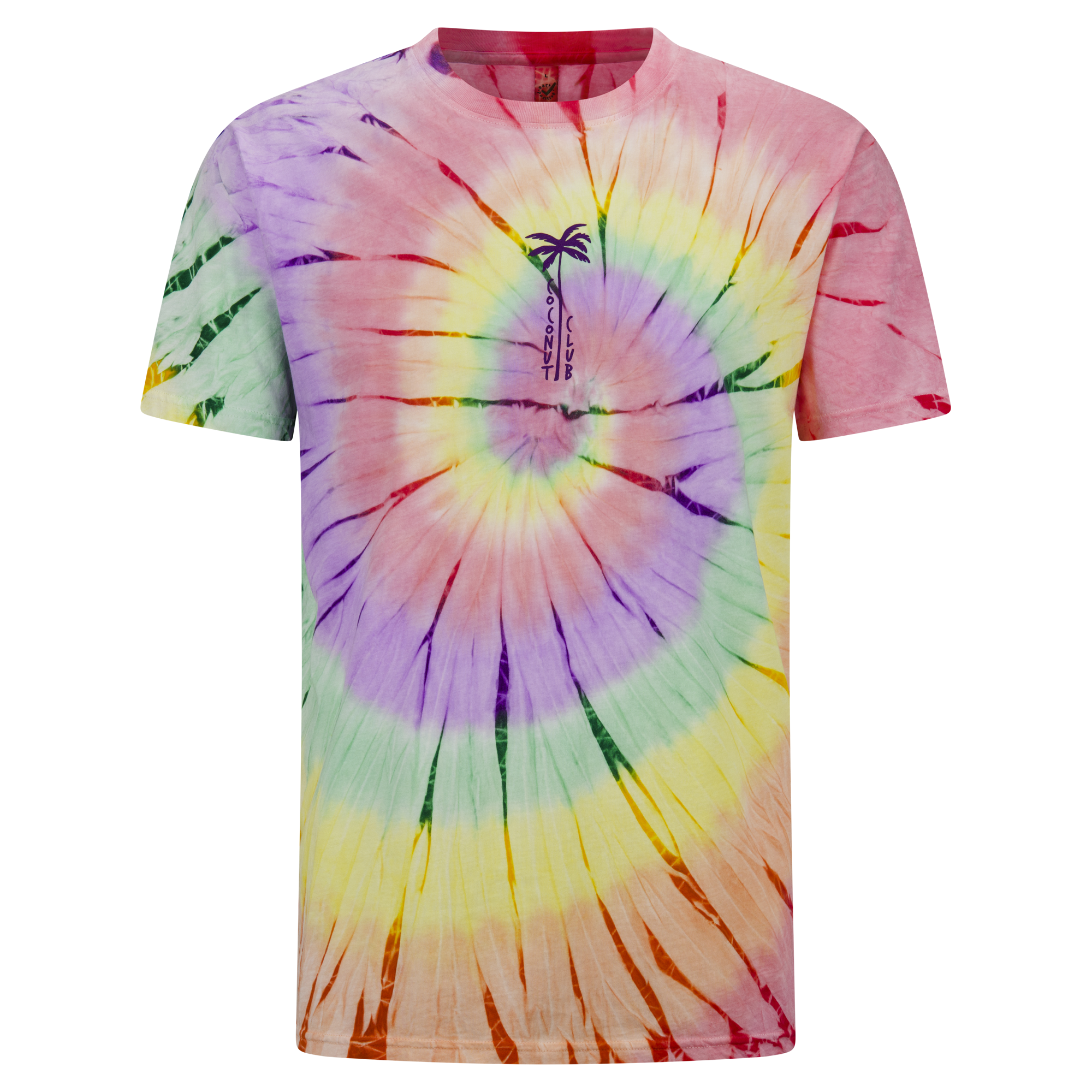 edelbunt-coconut-club-t-shirt-herren-batik-biobaumwolle image 1