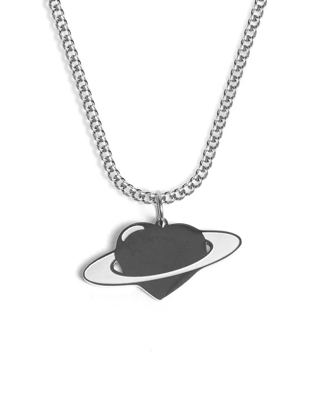 unshinebar-planet-love-necklace-kette-silber-45cm-wasserdicht image 1