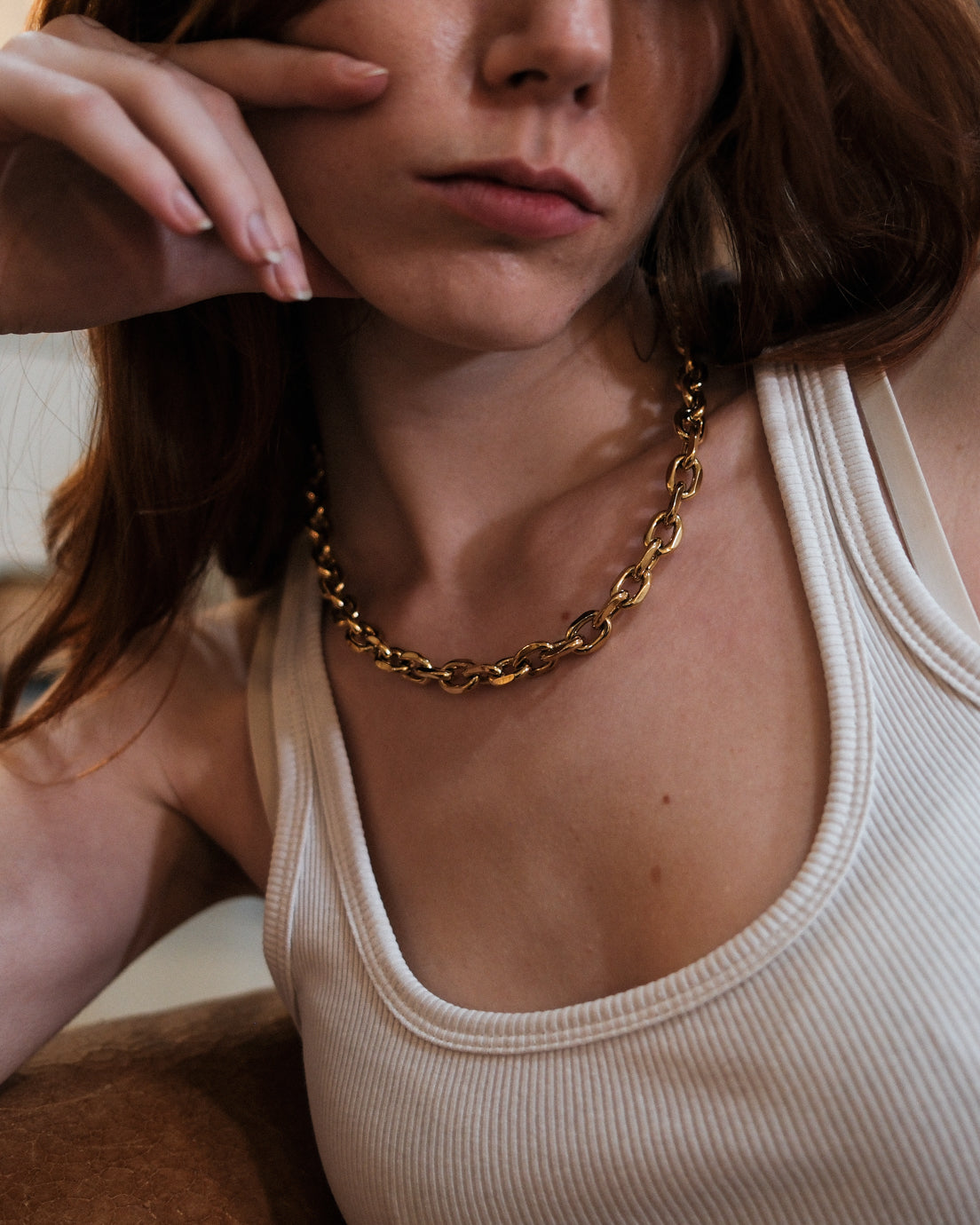 unshinebar-heavy-rogue-chain-10mm-kette-gold-50cm image 2