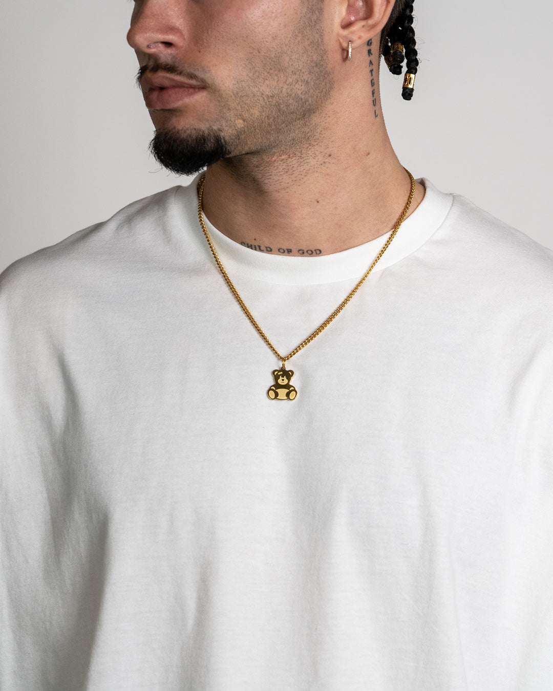 unshinebar-teddy-halskette-gold-b-r-anh-nger-45-cm image 2