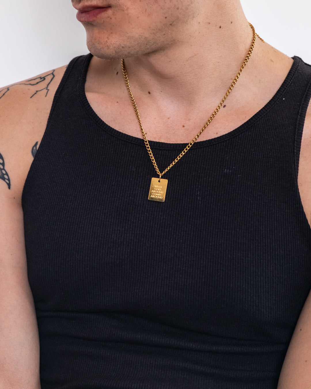 unshinebar-karma-anh-nger-silber-pendant-edelstahl-wasserfest image 4