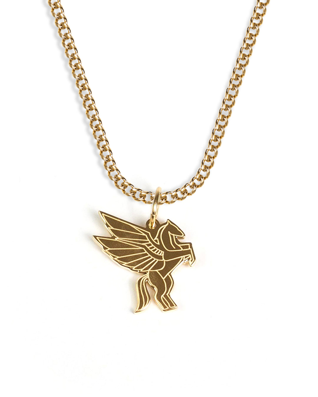 unshinebar-pegasus-halskette-gold-45cm-18k-vergoldet image 1