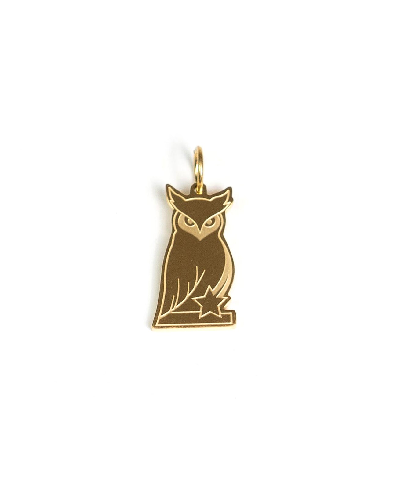 unshinebar-owl-anh-nger-eule-gold-2-5cm image 2