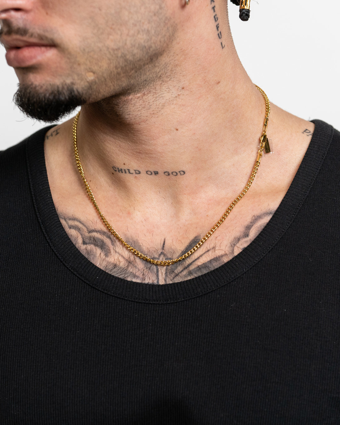 unshinebar-curb-chain-3-5mm-gold-panzerkette-cuban-kette image 5