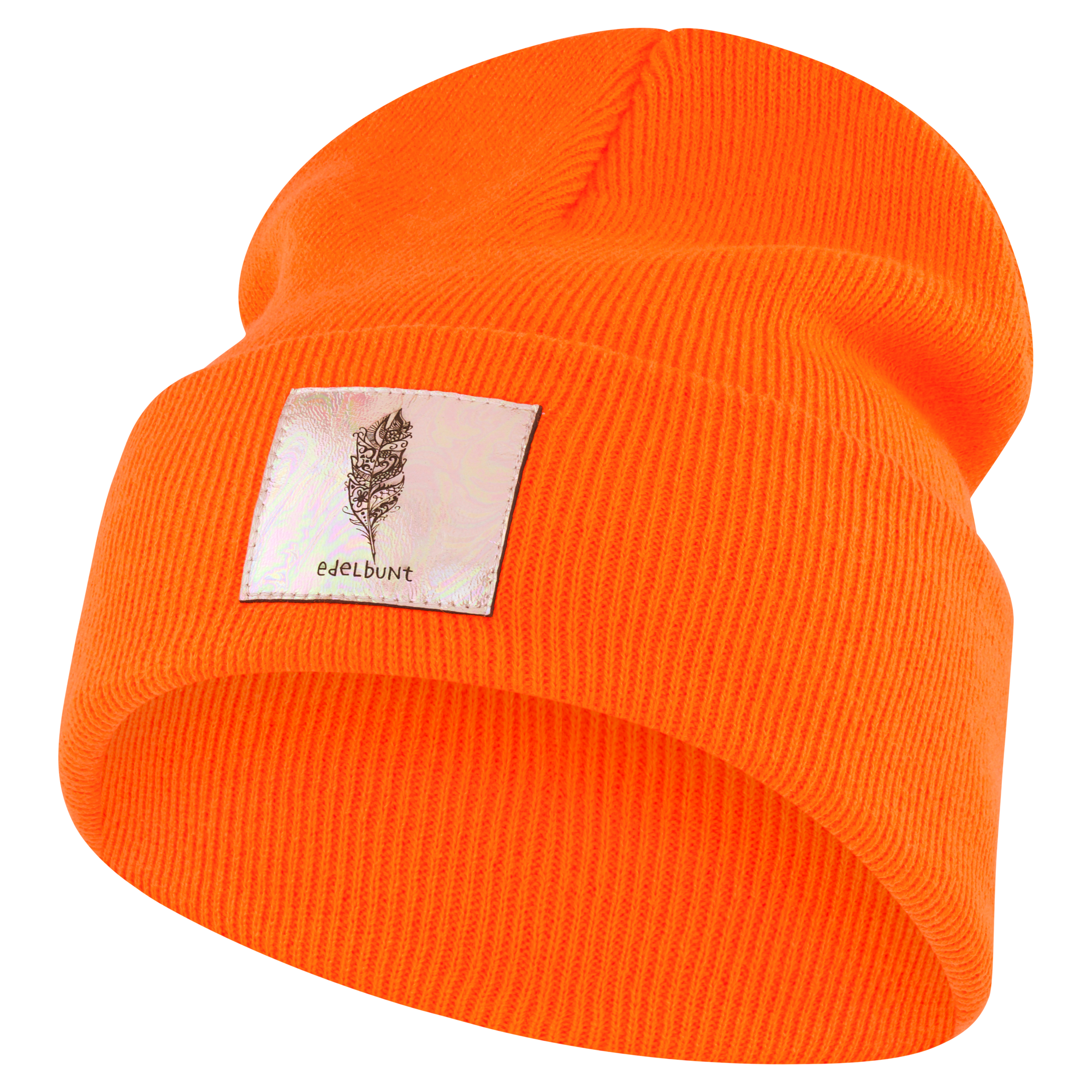 edelbunt-bern-mu-tze-beanie-neon-orange image 1