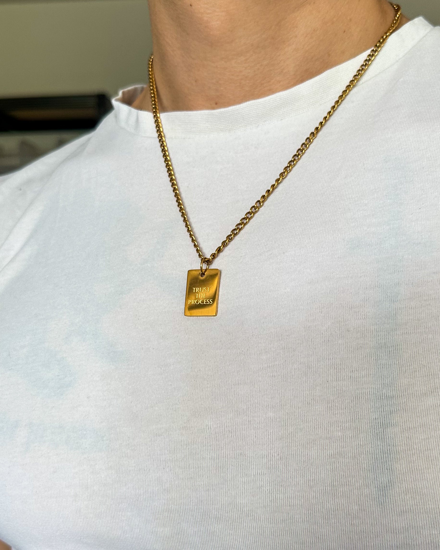unshinebar-trust-the-process-kette-gold-50-55-cm image 4