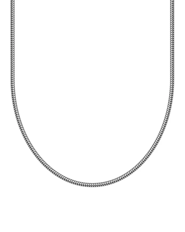 unshinebar-snake-chain-kette-silber-2mm-45cm image 1