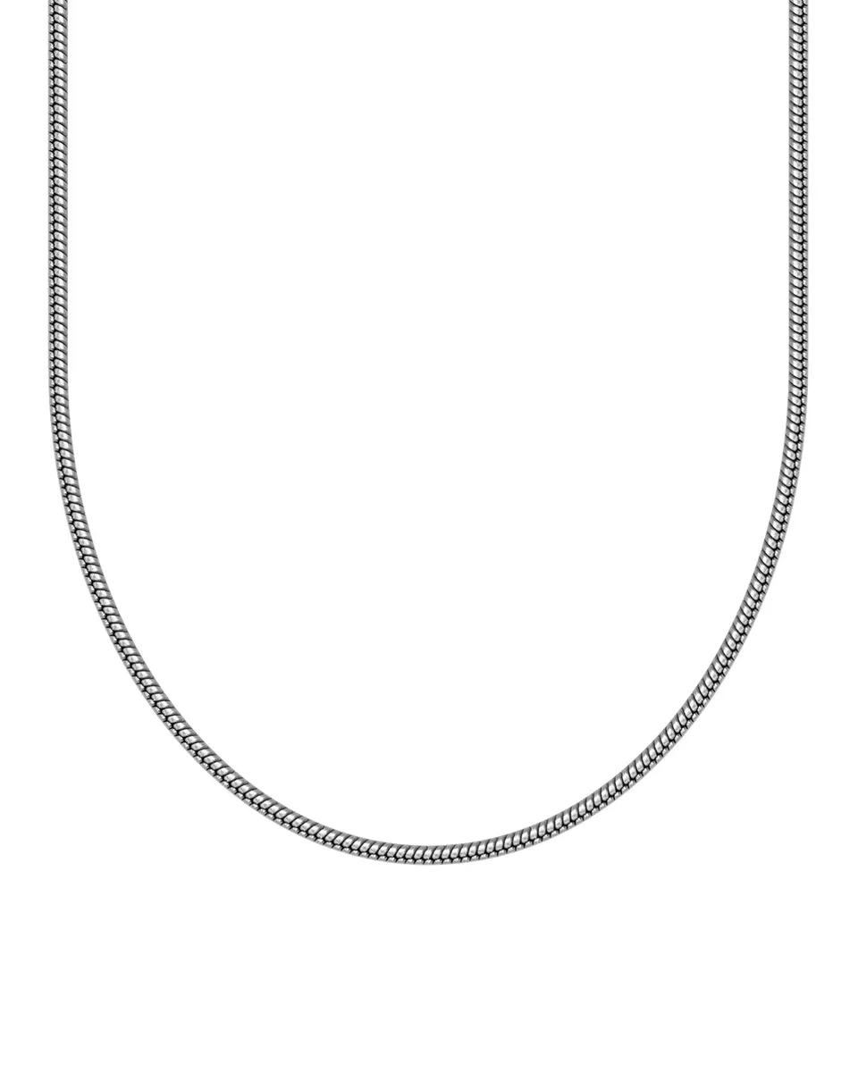 unshinebar-snake-chain-kette-silber-2mm-45cm image 1
