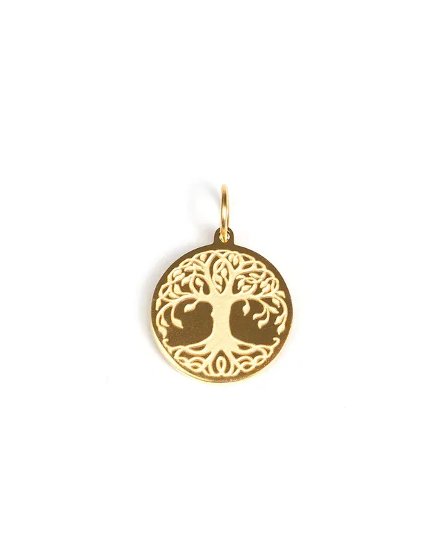 unshinebar-tree-of-life-anh-nger-silber-2-3-cm-edelstahl image 1