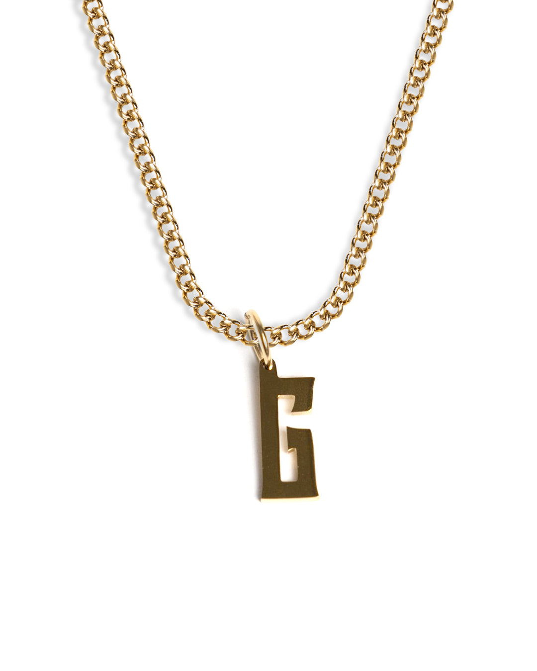 unshinebar-initial-g-halskette-gold-buchstaben-wasserfest image 1