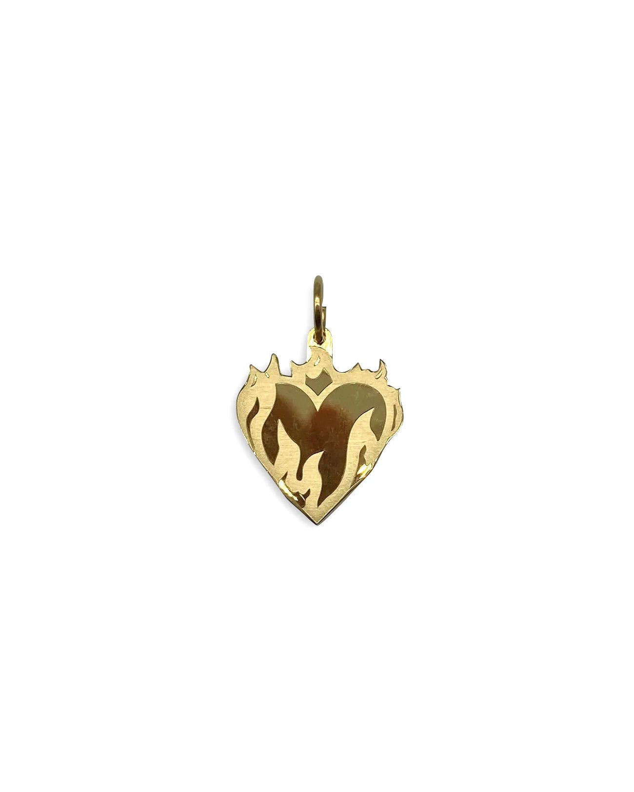 unshinebar-burning-heart-anh-nger-silber-2-4-cm-edelstahl image 2