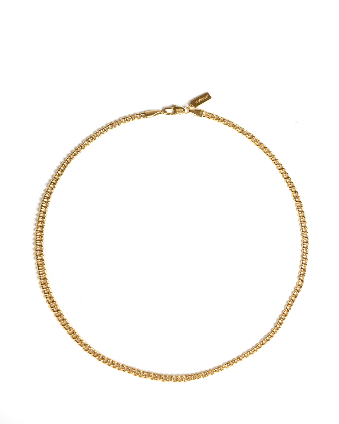 unshinebar-curb-chain-3-5mm-gold-panzerkette-cuban-kette image 1