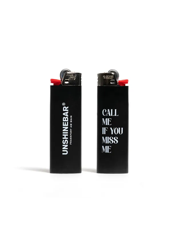 unshinebar-call-me-if-you-miss-me-feuerzeug-bic-1-stk image 1