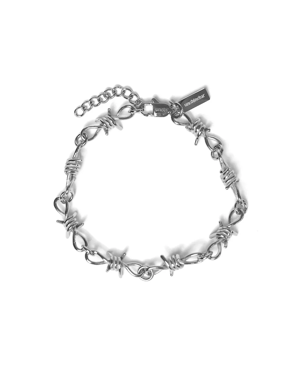 unshinebar-barbed-wire-armband-silber-18-5cm-edelstahl image 1